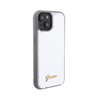 Guess Sequin Script Metal - Etui iPhone 15 (srebrny) (GUHCP15SPSFDGSS)