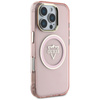 Guess IML Metal Mountain Logo MagSafe - Etui do iPhone 16 Pro Max (różowy) (GUHMP16XHFGTMSLSP)