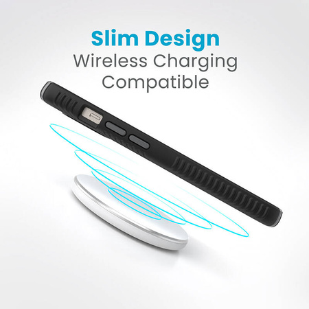 Speck Presidio2 Grip - Etui iPhone 16e / iPhone 15 / iPhone 14 / iPhone 13 (Black / Slate Grey / White) (150473-3205)