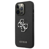 Guess Saffiano 4G Big Silver Logo - Etui iPhone 13 Pro (czarny) (GUHCP13LSA4GSBK)
