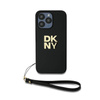 DKNY Wrist Strap Stock Logo - Etui iPhone 15 Pro Max (czarny) (DKHCP15XPBSWSK)