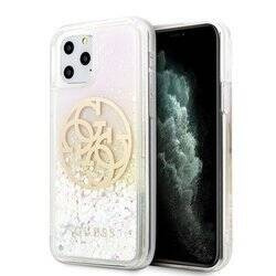 Guess Gradient Liquid Glitter Circle Logo - Etui iPhone 11 Pro (GUHCN58LGIRGP)