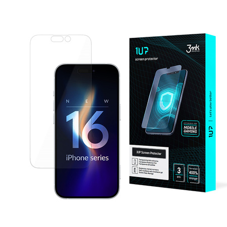 3mk 1UP - Folia ochronna do iPhone 16 Pro (3 sztuki) (3MK_5903108589017)