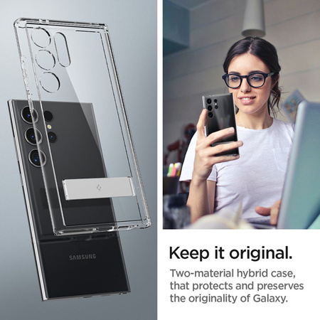 Spigen Ultra Hybrid "S" - Etui do Samsung Galaxy S24 Ultra (Przezroczysty) (ACS07299)