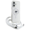 Karl Lagerfeld IML Choupette Head & Cord MagSafe - Etui iPhone 16 (przezroczysty) (KLHMP16SHCCHNT)