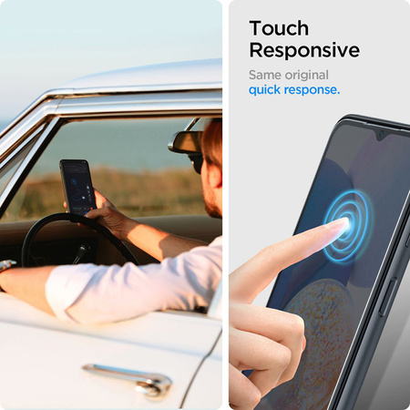 Spigen Glas.TR Slim 2-Pack - Szkło hartowane do Samsung Galaxy A15 4/5G / A25 5G / M15 5G (2 sztuki) (AGL07447)