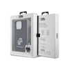 Karl Lagerfeld Crossbody Saffiano Metal Pin Karl & Choupette - Etui iPhone 15 Pro (czarny) (KLHCP15LSAKCPSK)