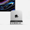 Orico Stacja dokująca do MacMini M4, USB-C 10 Gbps, z obudową M.2 NVMe, pionowa, metalowa (VS10-SV-EP)