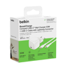 Belkin Ładowarka USB-C PD 30W, mała, biała + kabel Lightning (WCA008KQ1MWH-B5)