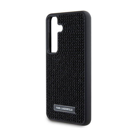 Karl Lagerfeld Rhinestone Metal Logo - Etui Samsung Galaxy S24 (czarny) (KLHCS24SHDSPRK)