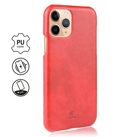 Crong Essential Cover - Etui iPhone 11 Pro Max (czerwony) (CRG-ESS-IP11PM-RED)