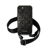 Karl Lagerfeld Monogram Plaque Logo Strap - Etui iPhone 14 Plus (czarny) (KLHCP14MSTMMK)