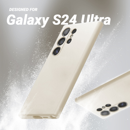 Crong Color Cover - Etui Samsung Galaxy S24 Ultra (beżowy) (CRGCOLRSGS24UCRM)