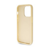 Guess Glitter Script Big 4G - Etui iPhone 14 Pro (złoty) (GUHCP14LHG4SGD)