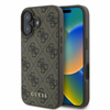 Guess 4G Classic - Etui iPhone 16 (brązowy) (GUHCP16SG4GFBR)