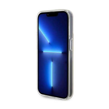 Guess IML Faceted Mirror Disco Iridescent - Etui iPhone 15 Pro (różowy) (GUHCP15LHDECMP)