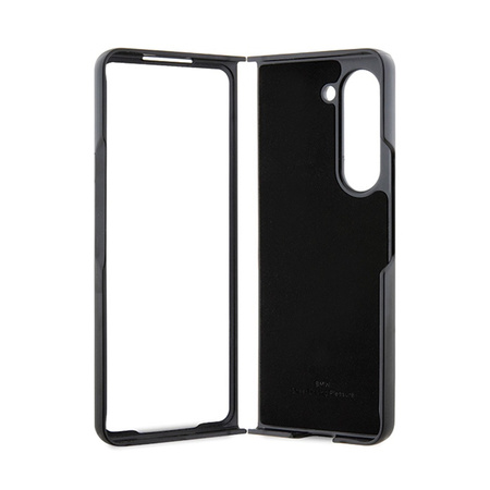 BMW Signature Logo Imprint - Etui Samsung Galaxy Z Fold 5 (czarny) (BMHCZFD5SLLBK)