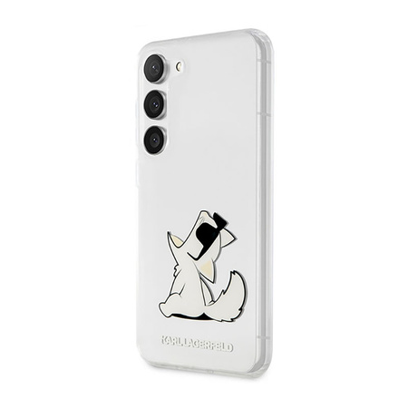 Karl Lagerfeld Choupette Fun - Etui Samsung Galaxy S23+ (przezroczysty) (KLHCS23MCFNRC)