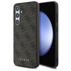 Guess 4G Metal Gold Logo - Etui Samsung Galaxy S24 FE (brązowy) (GUHCS24FEG4GFBR)