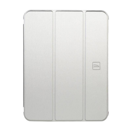 Tucano Satin Case – Etui do iPad 10.9" (2022) w/Magnet & Stand up z uchwytem Apple Pencil (srebrny) (IPD1022ST-SL)
