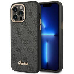 Guess 4G Metal Camera Outline Case – Etui iPhone 14 Pro Max (Czarny) (GUHCP14XHG4SHK)
