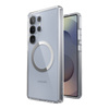 Speck Presidio Perfect-Clear Magnet - Etui Samsung Galaxy S25 Ultra MagSafe (Clear / Chrome Finish / Serene Silver) (150897-3199)