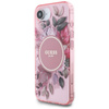 Guess IML Flowers MagSafe - Etui do iPhone 16e (różowy) (GUHMPSE4HFWBRCEP)