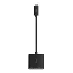 Belkin Przejściówka ładująca USB-C / HDMI (60W PD) - czarny (AVC002BTBK)
