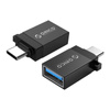 Orico Adapter USB-C na USB-A 3.1 aluminiowa - czarny (CBT-UT01-BK-BP)