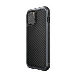 X-Doria Raptic Lux - Etui aluminiowe iPhone 12 Pro Max (Drop test 3m) (Black Carbon Fiber) (490245)