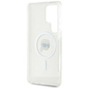 Karl Lagerfeld Button Karl Head Printed Logo MagSafe - Etui Samsung Galaxy S25 Ultra (biały) (KLHMS25LHLSKIH)