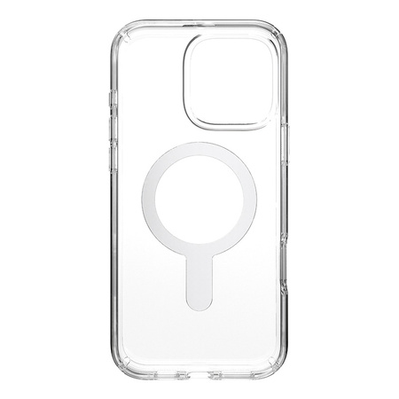 Speck Presidio Perfect-Clear ClickLock & MagSafe - Etui iPhone 16 Pro Max (Clear / Chrome Finish / Serene Silver) (150727-3199)