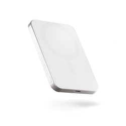 ZENS Slim Qi2 Aluminium Powerbank - magnetyczny powerbank 5000 mAh kompatybilny z MagSafe i Qi2 (white) (ZEPP05W/00)