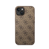 Guess 4G Metal Gold Logo - Etui iPhone 15 Plus (brązowy) (GUHCP15MG4GFBR)