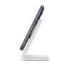 Crong MagSpot Stand - Ładowarka bezprzewodowa 2w1 z MagSafe do iPhone i AirPods (biały) (CRG-MSS-WHT)