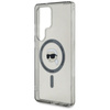 Karl Lagerfeld Button Karl Head Printed Logo MagSafe - Etui Samsung Galaxy S25 Ultra (czarny) (KLHMS25LHLSKIK)