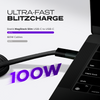 Statik MagStack Slim Pro - kabel USB-C - USB-C 1m, w nylonowym oplocie, płaski, zwijany magnetycznie (black) (PUP-0495-3FT-CC-BLK   )