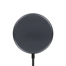 Crong MagSpot Wireless Charger – Aluminiowa ładowarka indukcyjna MagSafe 15W (Graphite) (CRG-MS15W-GRP)