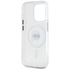 Karl Lagerfeld IML Metal Karl Head MagSafe - Etui do iPhone 15 Pro Max (biały) (KLHMP15XHLSKIH)