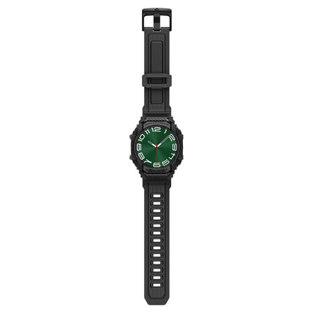 Spigen Rugged Armor Pro - Pasek + etui do Samsung Galaxy Watch Ultra 47 mm (Matte Black) (ACS08427)