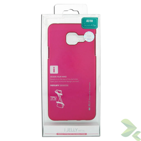 Mercury I-Jelly - Etui Samsung Galaxy A3 (2016) (różowy) (6540)