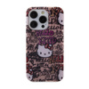 Hello Kitty IML Tags Graffiti - Etui iPhone 15 Pro Max (różowy) (HKHCP15XHDGPTP)