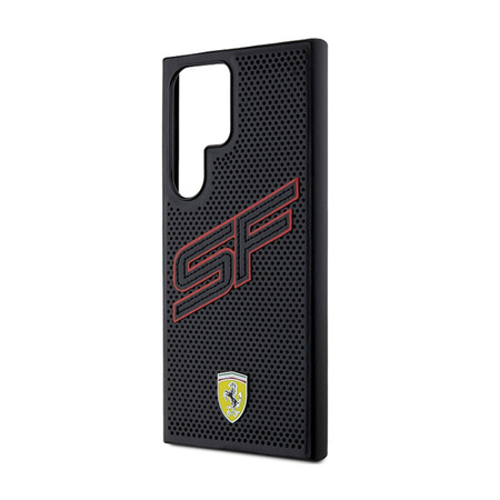 Ferrari Big SF Perforated - Etui Samsung Galaxy S24 Ultra (czarny) (FEHCS24LPINK)