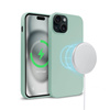 Crong Color Cover Magnetic - Etui iPhone 15 MagSafe (miętowy) (CRGCOLRMIP1561LGRN)