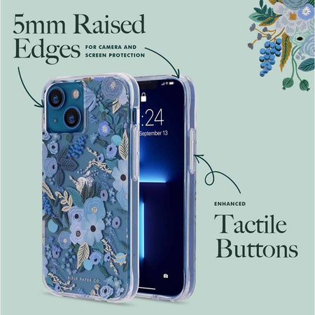 Rifle Paper Clear - Etui iPhone 14 Plus (Garden Party Blue) (RP049276)