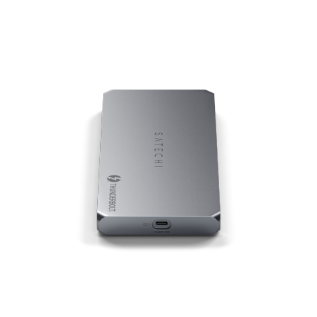 Satechi Thunderbolt 4 Docking Station Stacja dokująca TB4 (3.5mm audio in/out, czytnik kart SD 4.0/UHS-II, 2x USB-A 3.2, 2x HDMI 2.0 DisplayLink, 1x Ethernet, 3x TB4 downstream, DC/21V - zasilacz 180 W w zestawie, 96W space gray ST-DT4MDM-EU