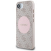 Guess 4G Circle Classic Logo MagSafe - Etui do iPhone 16e (różowo) (GUHMPSE4P4PGRSGP)