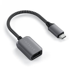 Satechi USB-C to USB 3.0 Adapter - aluminiowy adapter przejściówka USB-C - USB-A 3.0 (space gray) (ST-UCATCM)