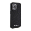 Karl Lagerfeld Quilted K Pattern - Etui iPhone 15 Pro (czarny) (KLHCP15LPQKPMK)