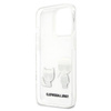 Karl Lagerfeld Ikonik & Choupette - Etui iPhone 13 Pro Max (przezroczysty) (KLHCP13XCKTR)